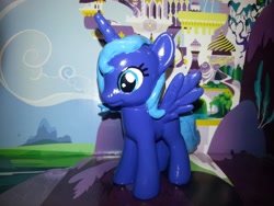 Size: 3264x2448 | Tagged: safe, artist:balthazar147, princess luna, pony, brushable, custom, irl, photo, solo, toy