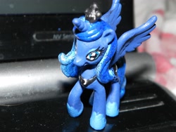 Size: 4288x3216 | Tagged: safe, artist:ladycopperfoxx, princess luna, pony, custom, irl, photo, solo, toy