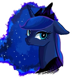 Size: 501x539 | Tagged: artist needed, source needed, safe, princess luna, alicorn, pony, bust, portrait, solo