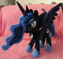 Size: 2932x2771 | Tagged: safe, artist:echan33, princess luna, irl, photo, plushie, solo