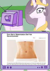 Size: 564x800 | Tagged: safe, princess celestia, alicorn, pony, exploitable meme, female, princess molestia, tv meme