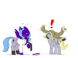 Size: 1024x768 | Tagged: safe, artist:trackpad mcderp, derpy hooves, princess luna, clothes, cosplay