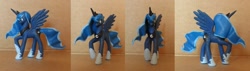 Size: 1500x424 | Tagged: safe, artist:atelok, princess luna, pony, custom, irl, photo, solo, toy