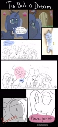 Size: 1024x2224 | Tagged: safe, artist:mrfizzyu, pinkie pie, princess luna, alicorn, earth pony, pony, comic, dream walker luna, duality, pinkamena diane pie