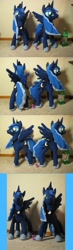 Size: 900x3067 | Tagged: safe, artist:taoumi, princess luna, twilight sparkle, irl, mountain dew, photo, plushie