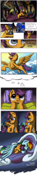 Size: 1000x4750 | Tagged: safe, artist:fign01, princess luna, rainbow dash, scootaloo, alicorn, pegasus, pony, comic, cuddling, dream, dream walker luna, hug, scootaloo can't fly, scootalove, sleeping, snuggling, winghug