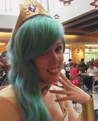 Size: 424x523 | Tagged: safe, artist:mintyblitzz, princess celestia, human, cosplay, female, irl, irl human, photo