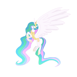 Size: 8000x8000 | Tagged: safe, artist:stabzor, princess celestia, alicorn, pony, absurd resolution, armor, female, mare, simple background, solo, transparent background, vector