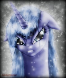 Size: 1258x1468 | Tagged: safe, artist:sixpathsoffriendship, princess luna, alicorn, pony, female, horn, mare, simple background, solo