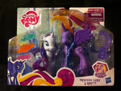 Size: 2592x1936 | Tagged: safe, princess luna, rarity, figurine, irl, merchandise, photo