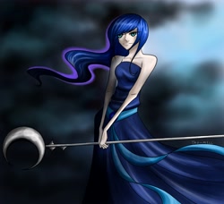 Size: 4224x3852 | Tagged: safe, artist:tao-mell, princess luna, clothes, female, humanized, solo