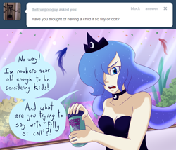 Size: 1280x1097 | Tagged: safe, artist:7nights, princess luna, ask, ask human luna, humanized