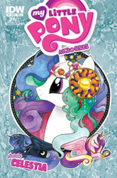 Size: 922x1400 | Tagged: safe, idw, princess cadance, princess celestia, princess luna, alicorn, pony, bandana, cover, earring, jewelry