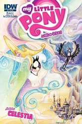 Size: 922x1400 | Tagged: safe, idw, princess celestia, princess luna, alicorn, pony, canterlot, cover