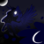 Size: 2160x2160 | Tagged: safe, artist:lilmisstv, princess luna, alicorn, pony, glowing eyes, moon, solo