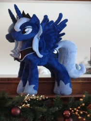 Size: 480x640 | Tagged: safe, artist:whitedove-creations, princess luna, irl, photo, plushie, s1 luna, solo