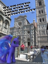 Size: 720x960 | Tagged: safe, artist:vashar23, princess luna, human, brushable, florence, irl, photo, ponies around the world, toy