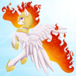 Size: 1280x1280 | Tagged: safe, artist:ikasama, nightmare star, princess celestia, alicorn, pony, armor, kallisti, solo