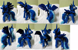 Size: 7114x4555 | Tagged: safe, artist:rens-twin, princess luna, absurd resolution, irl, photo, plushie, solo