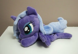 Size: 800x555 | Tagged: safe, artist:yukamina-plushies, princess luna, beanie (plushie), irl, photo, plushie, s1 luna, solo