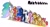 Size: 1280x686 | Tagged: safe, artist:redhotkick, apple bloom, applejack, big macintosh, braeburn, princess cadance, princess celestia, princess luna, shining armor, alicorn, earth pony, pony, unicorn, line-up, male, size chart, size comparison, stallion