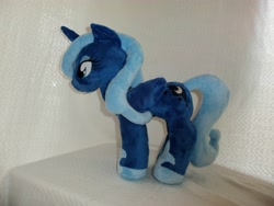 Size: 4288x3216 | Tagged: safe, artist:sweetwaterpony, princess luna, irl, photo, plushie, s1 luna, solo