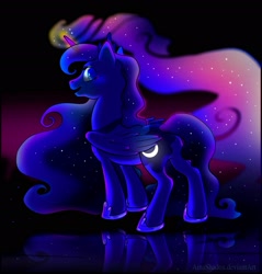 Size: 1947x2039 | Tagged: safe, artist:ainashadox, princess luna, alicorn, pony, g4, female, horn, mare, solo