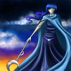 Size: 3564x3541 | Tagged: safe, artist:tao-mell, princess luna, clothes, female, humanized, solo