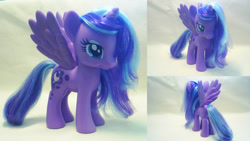 Size: 1280x720 | Tagged: safe, princess luna, alicorn, pony, custom, fashion style, solo, toy