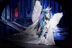 Size: 4608x3072 | Tagged: safe, artist:alexamadden, princess celestia, human, cosplay, irl, irl human, photo, solo