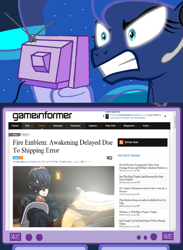 Size: 563x769 | Tagged: safe, princess luna, alicorn, pony, exploitable meme, fire emblem, fire emblem: awakening, gamer luna, tv meme