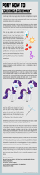 Size: 1000x4290 | Tagged: safe, artist:skeptic-mousey, applejack, octavia melody, princess celestia, rainbow dash, rarity, earth pony, pegasus, pony, unicorn, cutie mark, design, how to, tutorial, typography