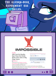 Size: 563x769 | Tagged: safe, princess luna, alicorn, pony, exploitable meme, female, gamer luna, horn, mare, tv meme