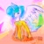 Size: 1280x1280 | Tagged: safe, artist:alumx, princess celestia, alicorn, pony, female, horn, mare, missing accessory, multicolored mane, multicolored tail, solo, white coat, white wings, wings