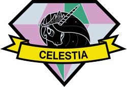 Size: 4367x3000 | Tagged: safe, artist:th3anim8er, princess celestia, alicorn, pony, crossover, female, logo, mare, metal gear, metal gear solid, simple background, solo, transparent background, vector