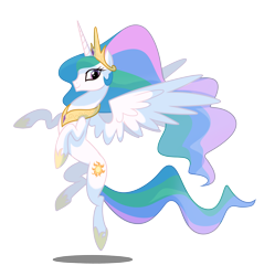 Size: 3205x3355 | Tagged: safe, artist:wicklesmack, princess celestia, alicorn, pony, female, mare, simple background, solo, transparent background, vector