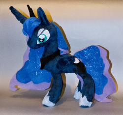 Size: 1000x936 | Tagged: safe, artist:volve-o3o, princess luna, irl, photo, plushie, solo