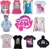 Size: 600x593 | Tagged: safe, applejack, fluttershy, pinkie pie, princess celestia, rainbow dash, rarity, spike, twilight sparkle, alicorn, dragon, earth pony, pegasus, pony, unicorn, g1, clothes, dashface, hoodie, mane six, merchandise, my little pony logo, shirt, stock vector, target demographic, top