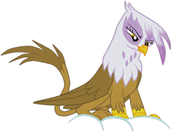 Size: 1580x1230 | Tagged: safe, artist:toxickittycat, derpibooru import, gilda, griffon, cloud, grin, simple background, transparent background, vector