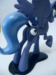 Size: 768x1024 | Tagged: safe, artist:groovebird, princess luna, close-up, irl, moonbutt, plot, rear view, sculpture, solo