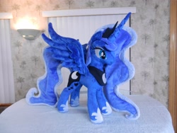 Size: 4000x3000 | Tagged: safe, artist:equestriaplush, princess luna, absurd resolution, irl, photo, plushie, solo