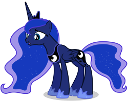 Size: 4800x3800 | Tagged: safe, artist:90sigma, princess luna, alicorn, pony, simple background, solo, transparent background, vector