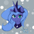 Size: 1023x1017 | Tagged: safe, artist:swagtavia, princess luna, alicorn, pony, female, horn, mare, solo, young