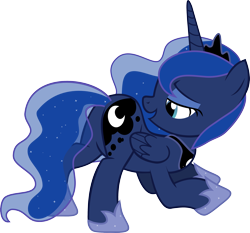 Size: 3001x2794 | Tagged: safe, artist:strawbellycake, princess luna, alicorn, pony, plot, simple background, solo, transparent background, vector