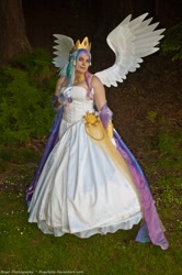 Size: 638x960 | Tagged: safe, artist:chochomaru, princess celestia, human, cosplay, irl, irl human, photo, solo