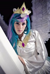 Size: 3072x4608 | Tagged: safe, artist:alexamadden, princess celestia, human, cosplay, irl, irl human, photo, solo