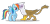 Size: 850x400 | Tagged: safe, artist:mixermike622, derpibooru import, gilda, rainbow dash, griffon, pegasus, pony, female, gildash, kissing, lesbian, shipping, simple background, transparent background, tsundere, vector