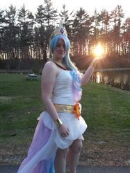 Size: 800x1067 | Tagged: safe, artist:hello-kt-cosplay, princess celestia, human, cosplay, irl, irl human, photo, solo