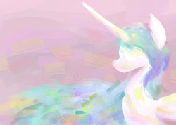 Size: 1024x728 | Tagged: safe, artist:chung-sae, princess celestia, alicorn, pony, crown, female, mare, solo, white coat, white wings, wings