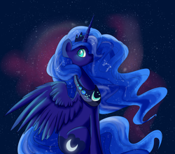 Size: 3400x3000 | Tagged: safe, artist:fikakorv, princess luna, alicorn, pony, constellation, sitting, solo